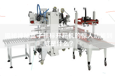 揭秘神秘盒子非標開(kāi)箱機的驚人功能到底是什么？