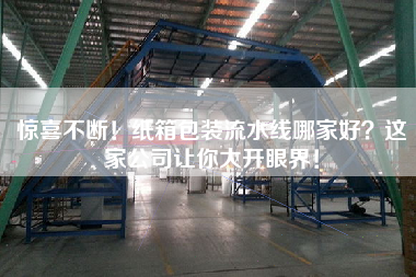 驚喜不斷！紙箱包裝流水線(xiàn)哪家好？這家公司讓你大開(kāi)眼界！