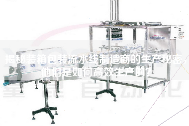 揭秘裝箱包裝流水線(xiàn)制造商的生產(chǎn)秘密，他們是如何高效生產(chǎn)的
