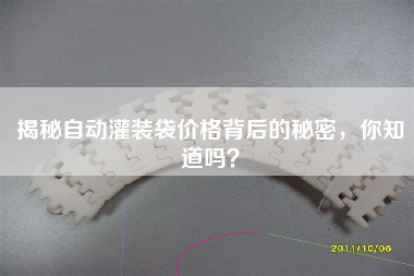 揭秘自動(dòng)灌裝袋價(jià)格背后的秘密，你知道嗎？