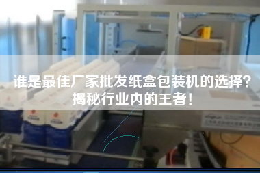 誰(shuí)是最佳廠(chǎng)家批發(fā)紙盒包裝機的選擇？揭秘行業(yè)內的王者！