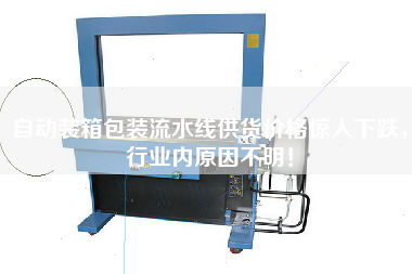 自動(dòng)裝箱包裝流水線(xiàn)供貨價(jià)格驚人下跌，行業(yè)內原因不明！