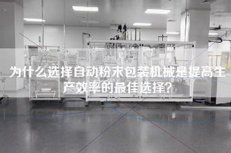 為什么選擇自動(dòng)粉末包裝機械是提高生產(chǎn)效率的最佳選擇？